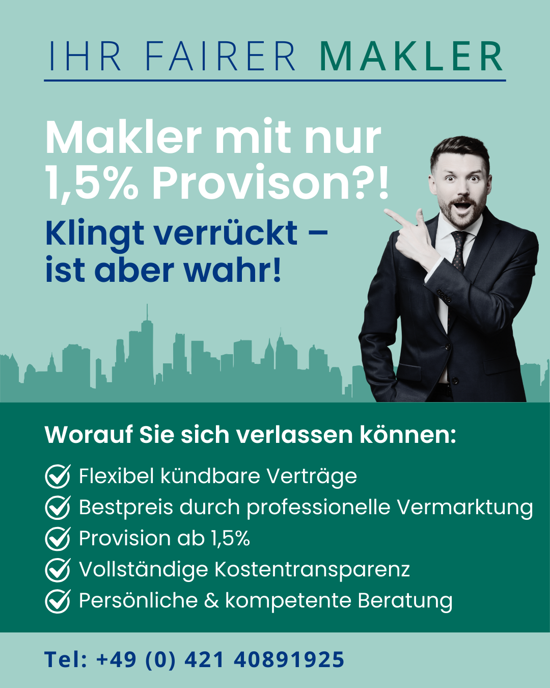 Ihr fairer Makler Werbebild