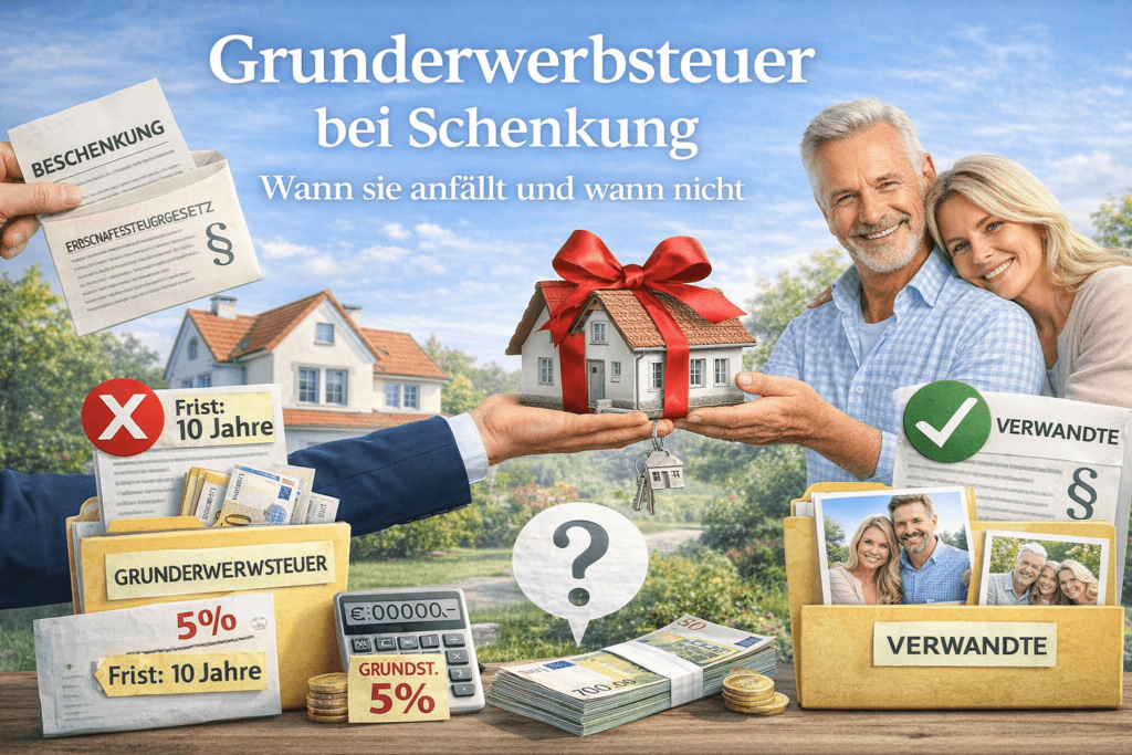 Grunderwerbsteuer bei Schenkung