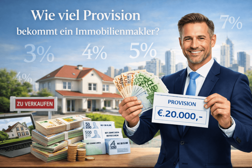 wie viel Provision bekommt ein Immobilienmakler